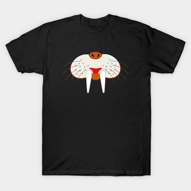 Walrus Face T-Shirt by Ndigwan Designs